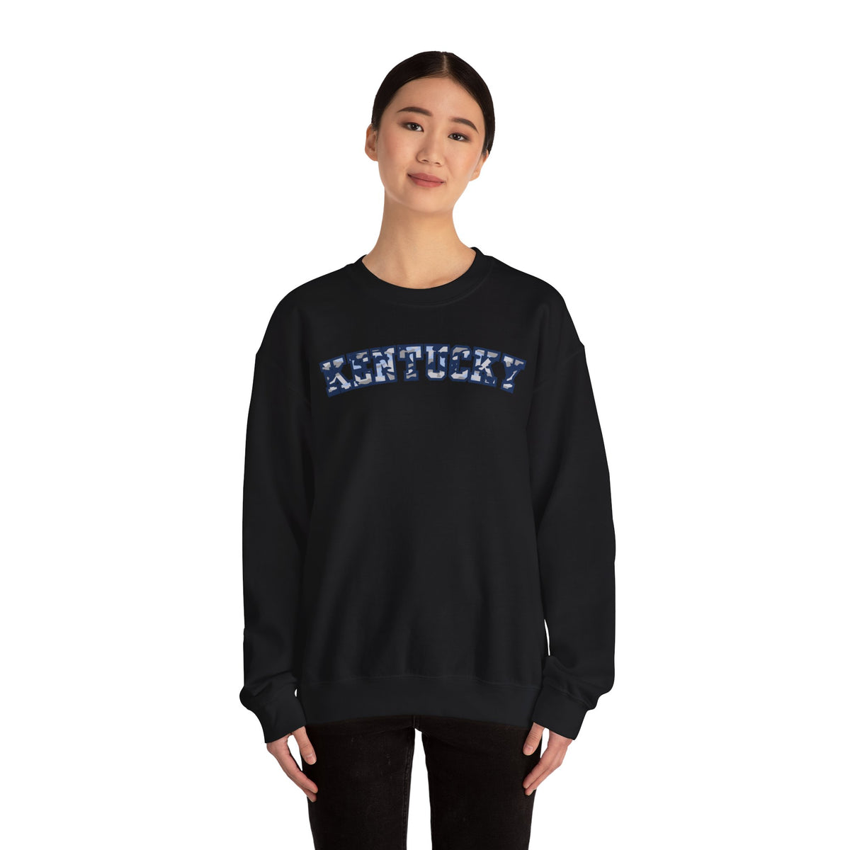 Kentucky Blue Grey Camo Sweatshirt