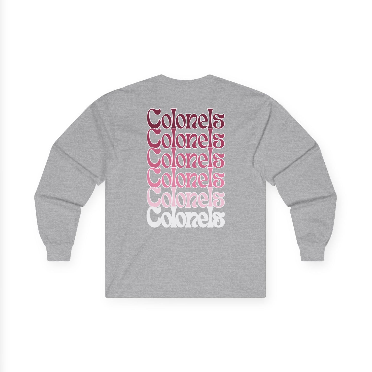 EKU Colonels Ombre Stack Long Sleeve Tee