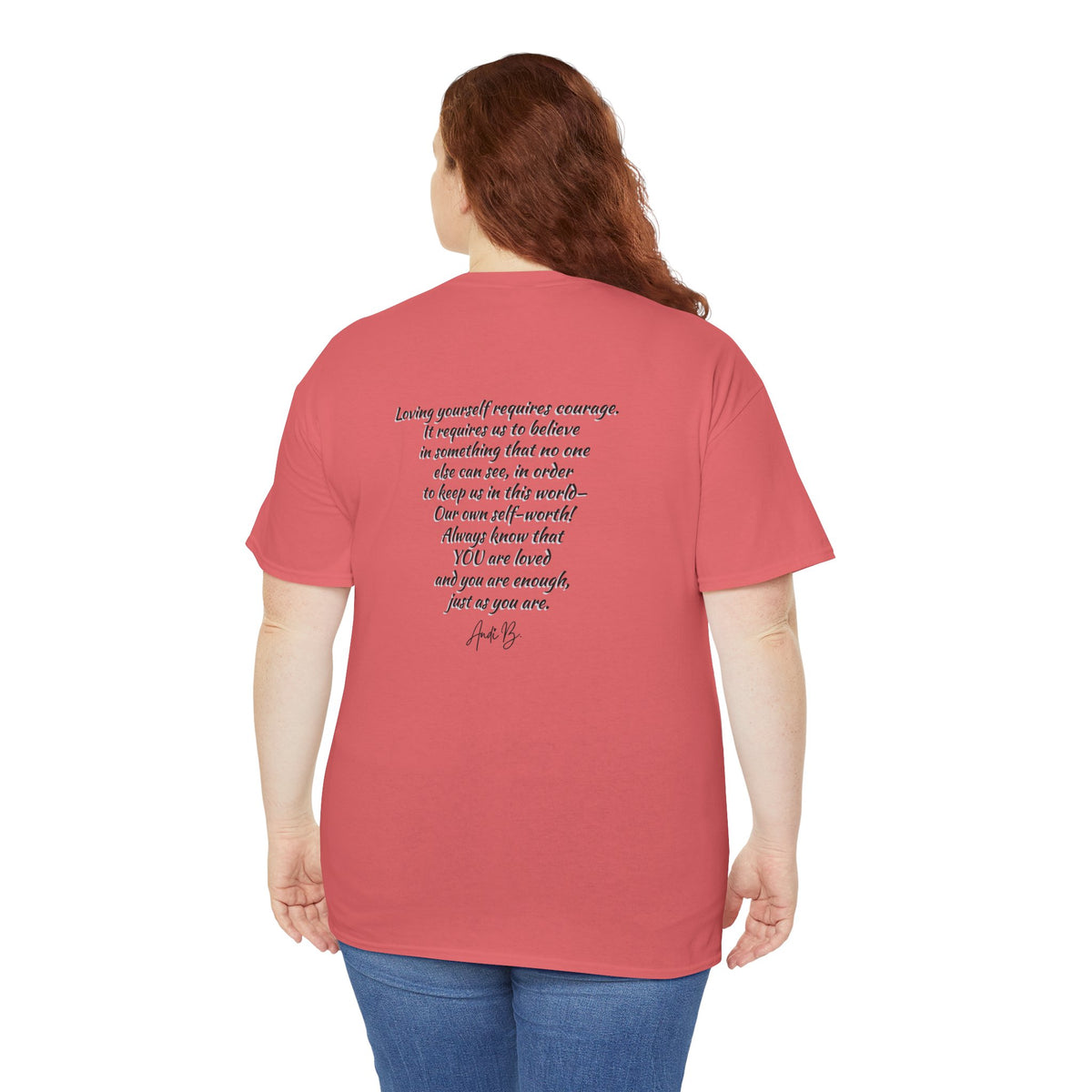 Goddess Sized Tee — "I'm not fat, I'm Goddess Sized" Empowerment T‑Shirt | Andi B. Designs