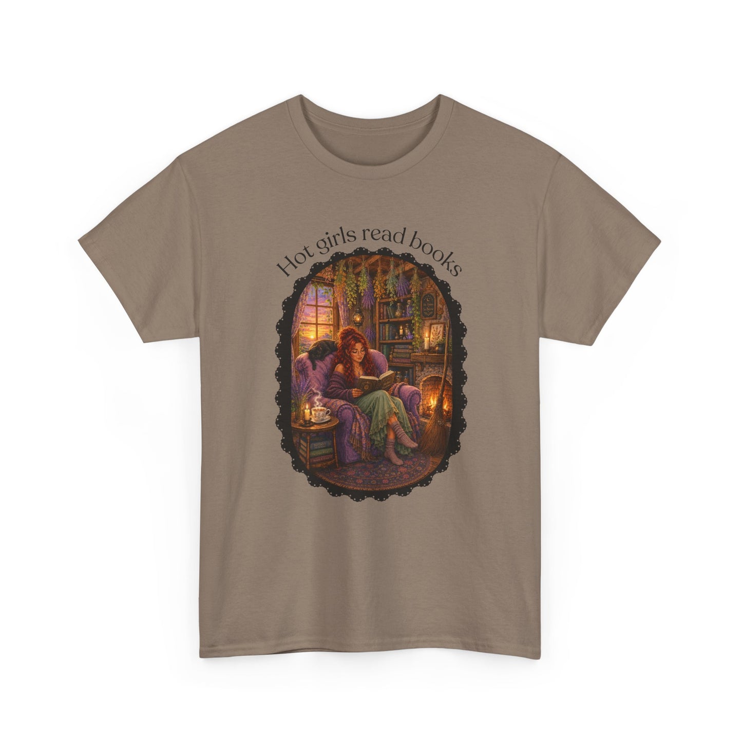 Hot Girls Read Books Tshirt | Andi B. Designs