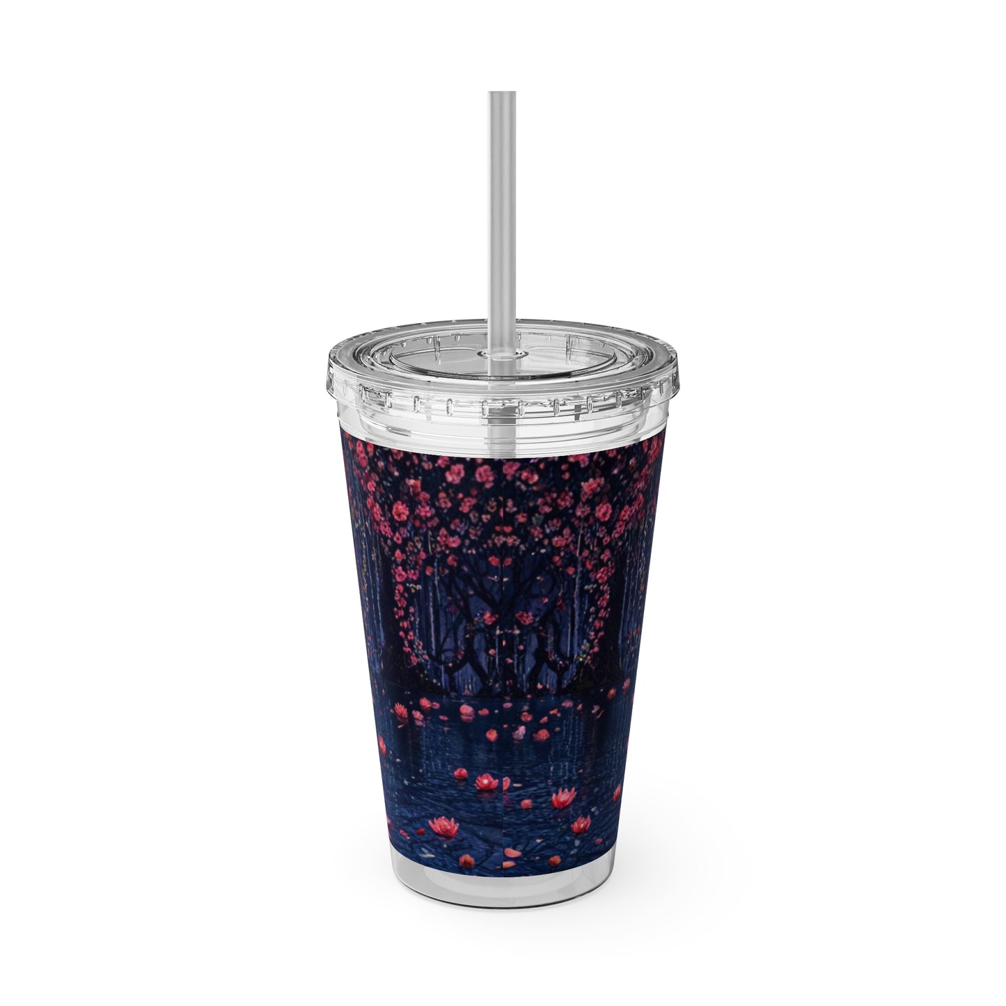 Water Goddess 16oz Sunsplash Straw Tumbler | Andi B. Designs