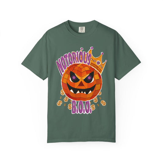 Notorious B.O.O. T-shirt | Halloween Jack-o'-Lantern Design
