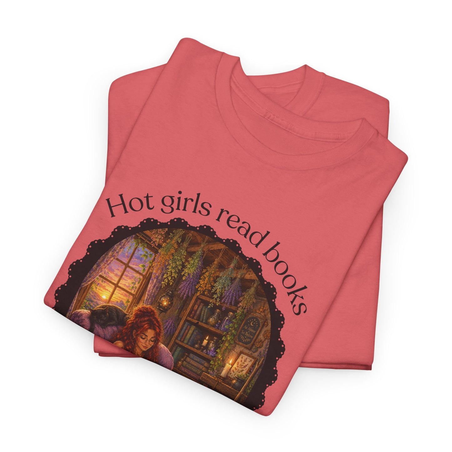 Hot Girls Read Books Tshirt | Andi B. Designs