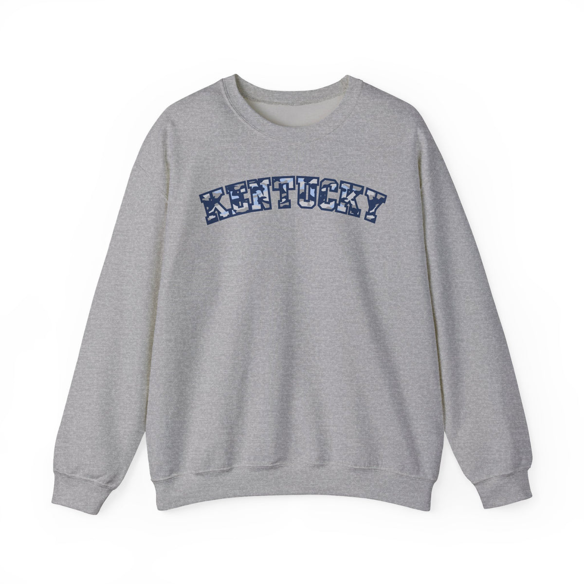 Kentucky Blue Grey Camo Sweatshirt