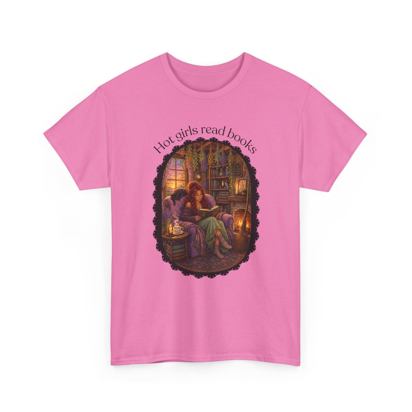 Hot Girls Read Books Tshirt | Andi B. Designs