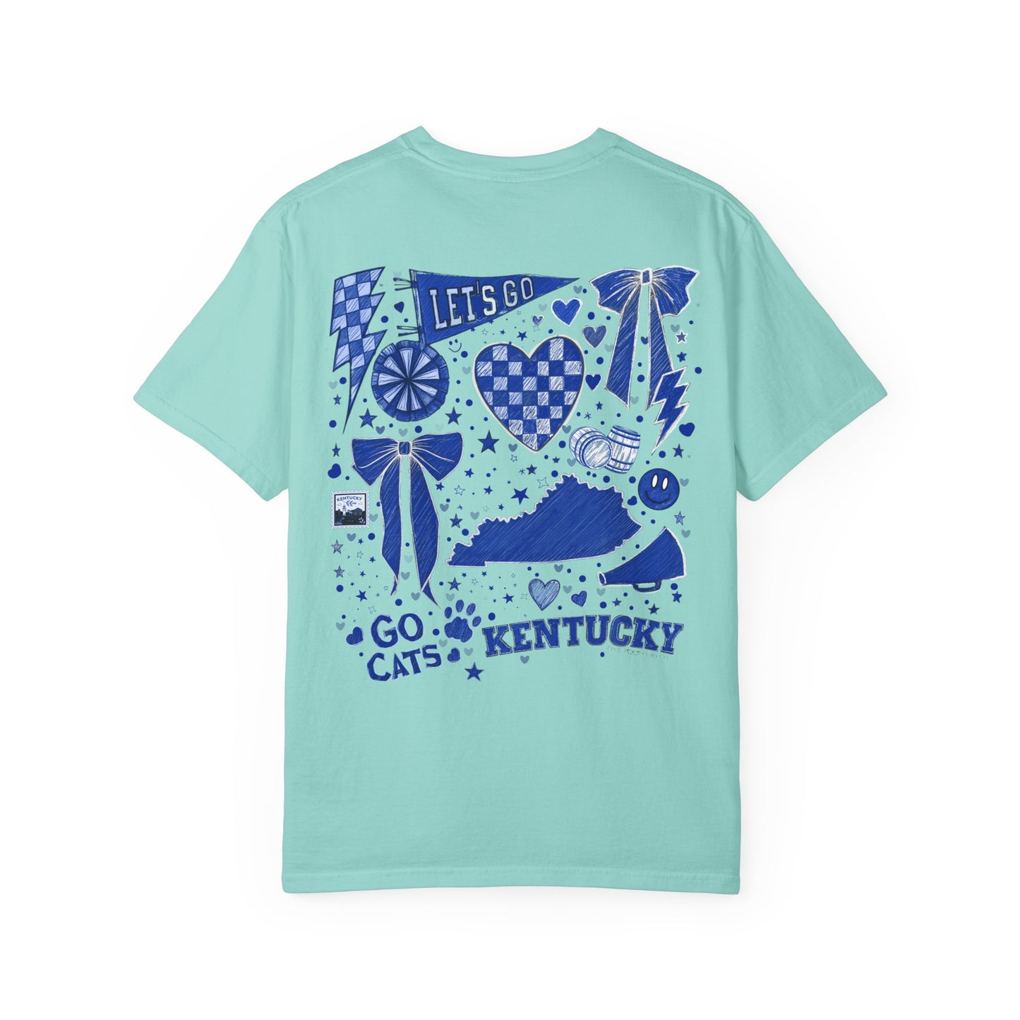 Kentucky Game Day Collage Tshirt | Cute Preppy Coquette