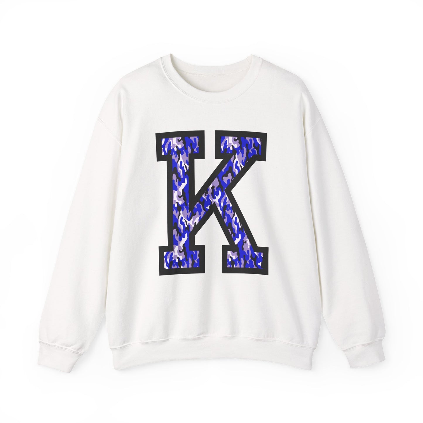 Big K Blue Camouflage Crewneck Sweatshirt