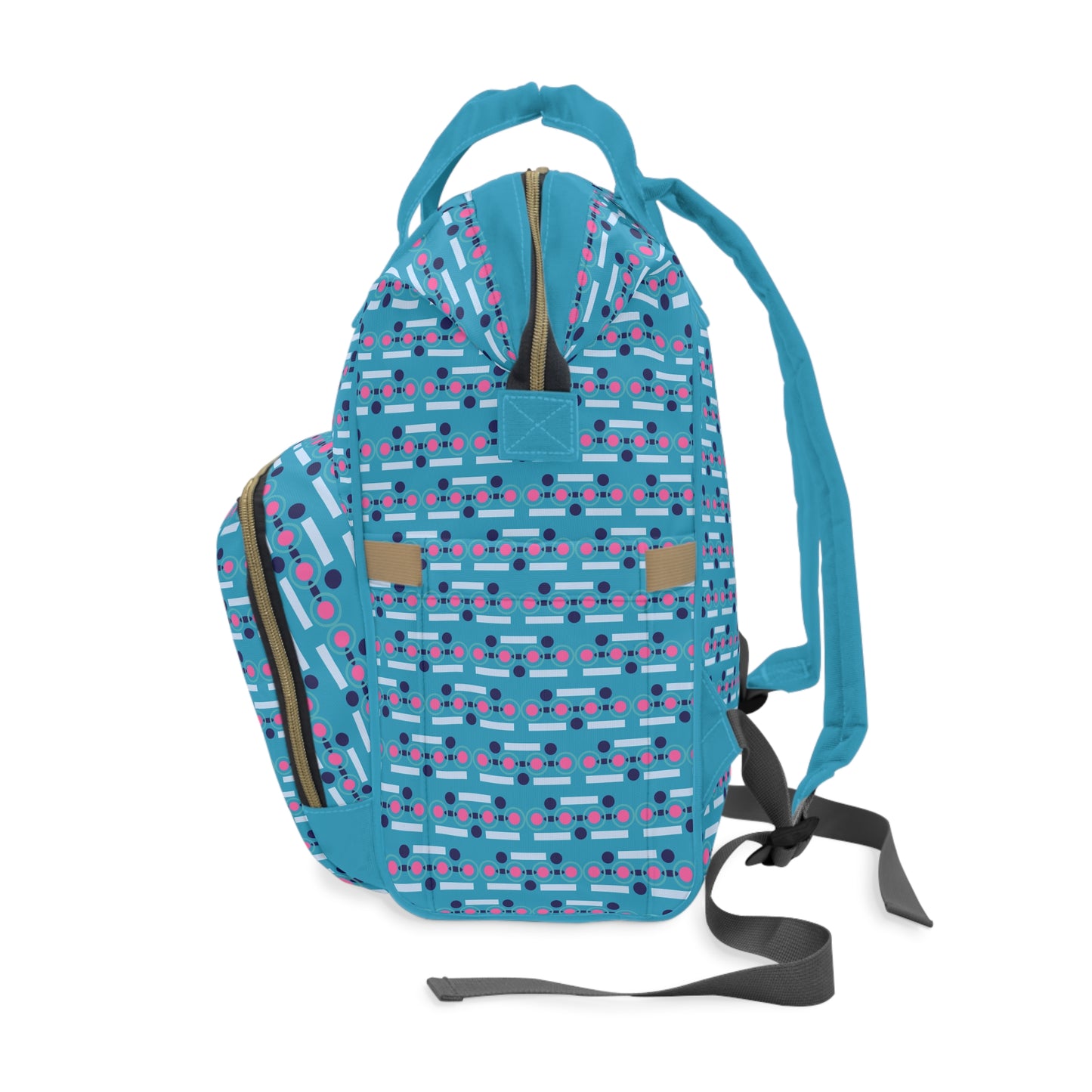 Mid Century Teal Diaper Backpack