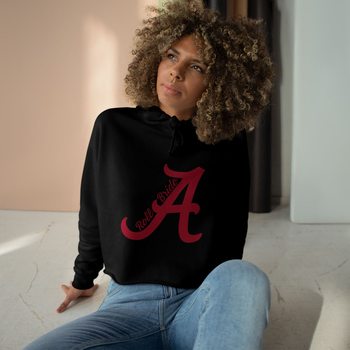 The Brayden 'Roll Bride' Cropped Hoodie