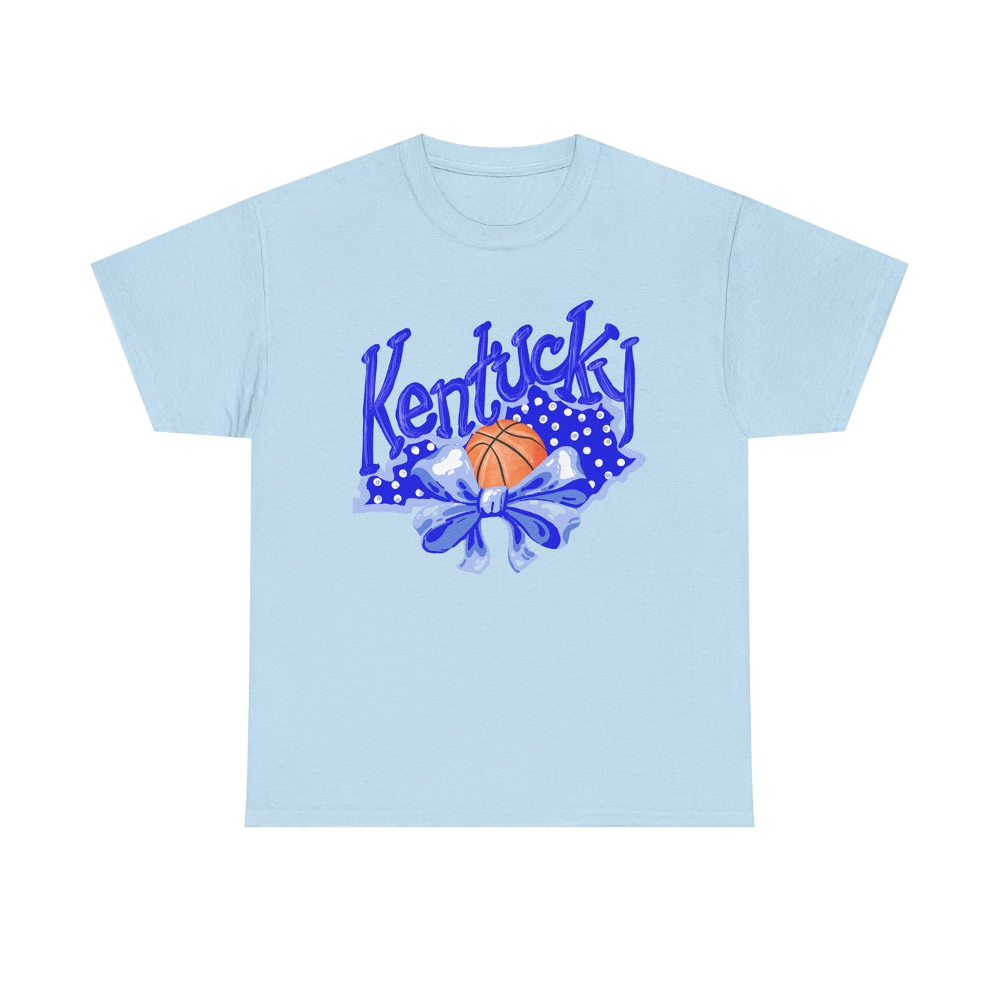Basketball and Bows Kentucky Tee