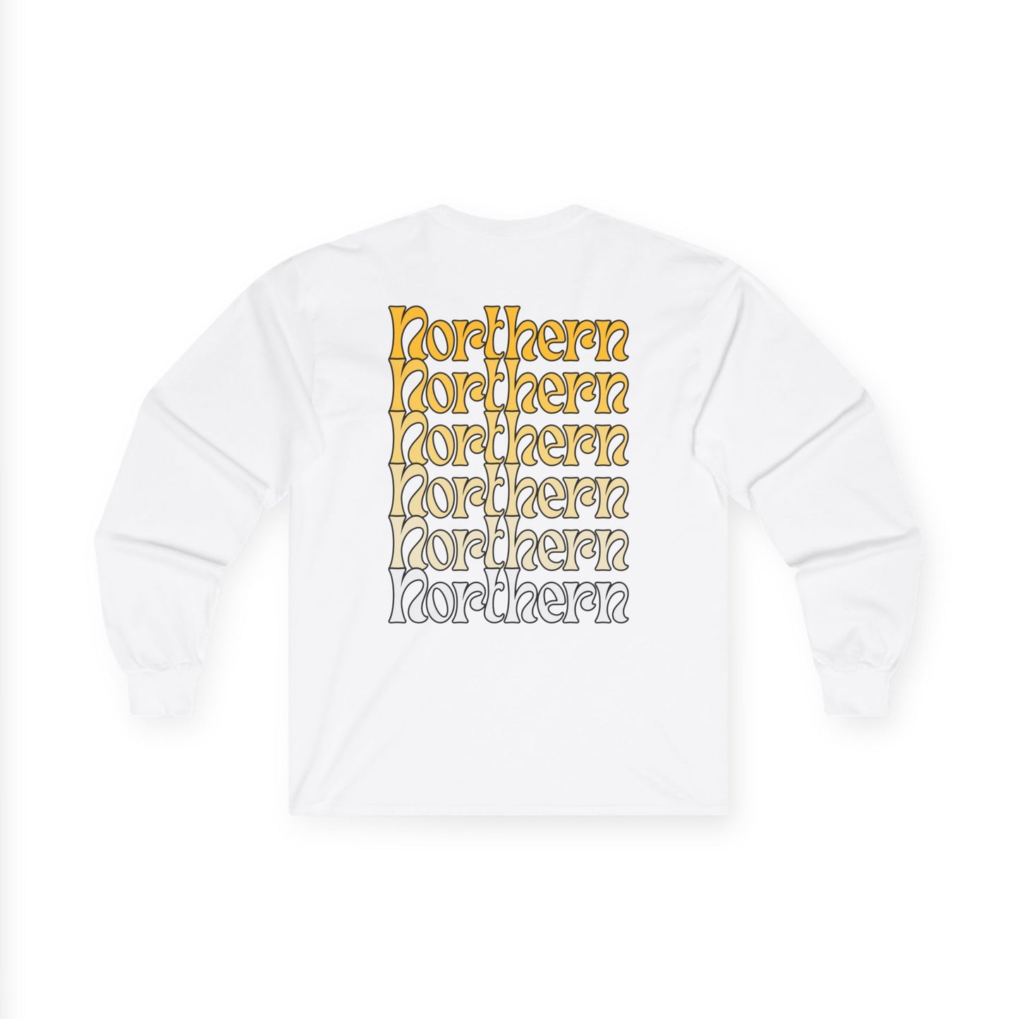 NKU Norse Ombre Stack Long Sleeve Tee