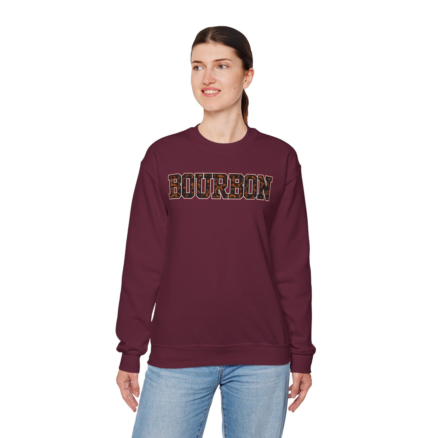 Bourbon County Leopard Print Crewneck