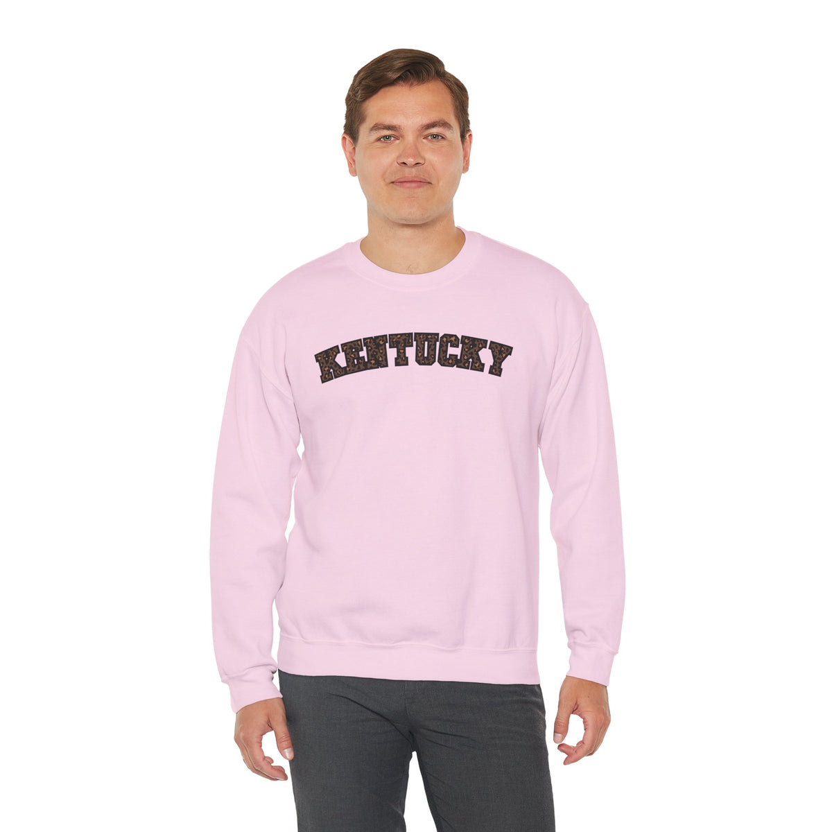 Kentucky Dark Leopard Crewneck Sweatshirt