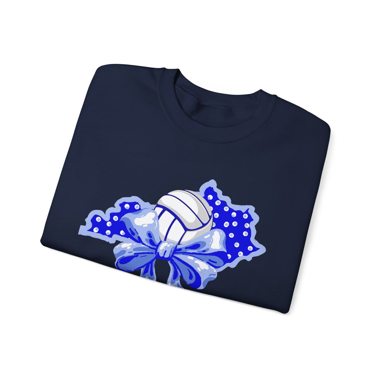 Volleyball and Bows Kentucky Crewneck