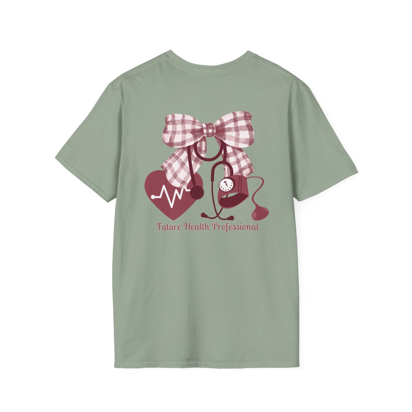 HOSA Tee with bow, stethoscope, bp cuff - Unisex T-Shirt