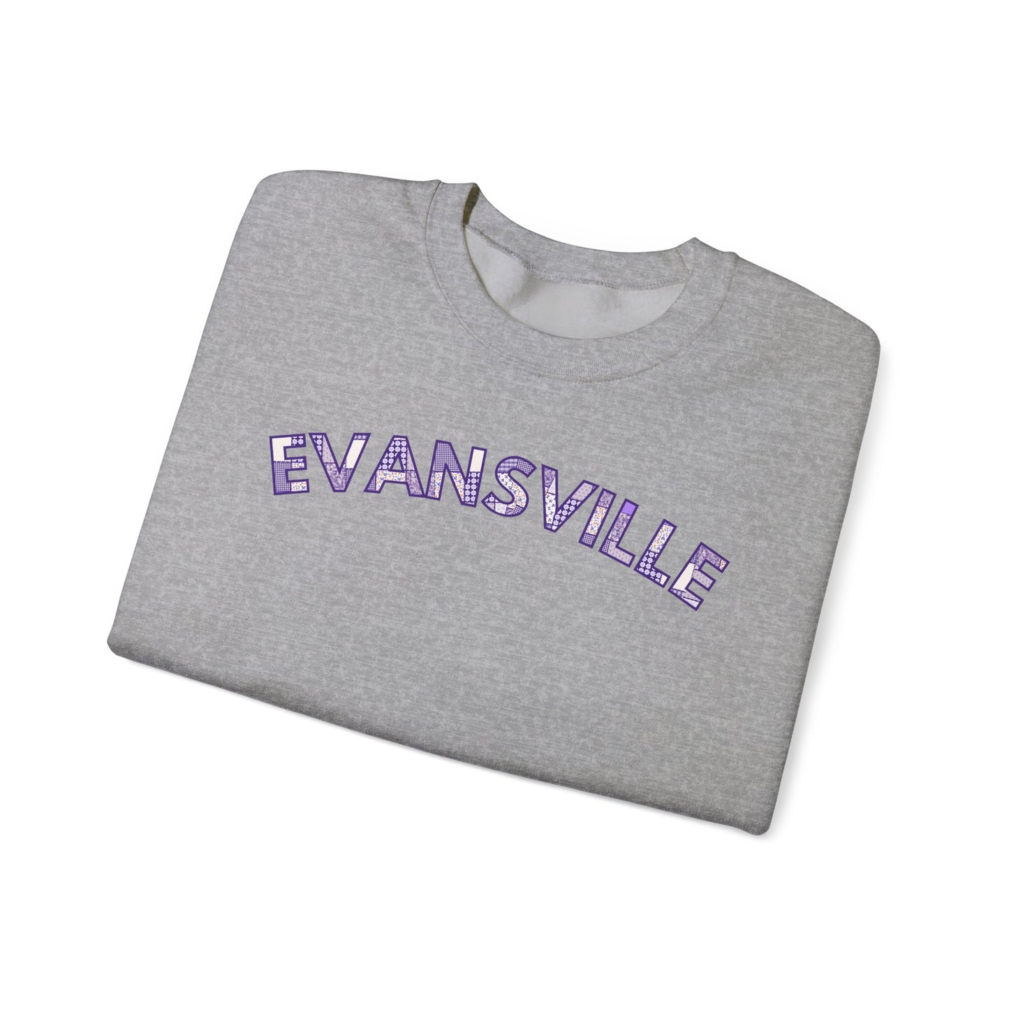 Evansville Patchwork Crewneck