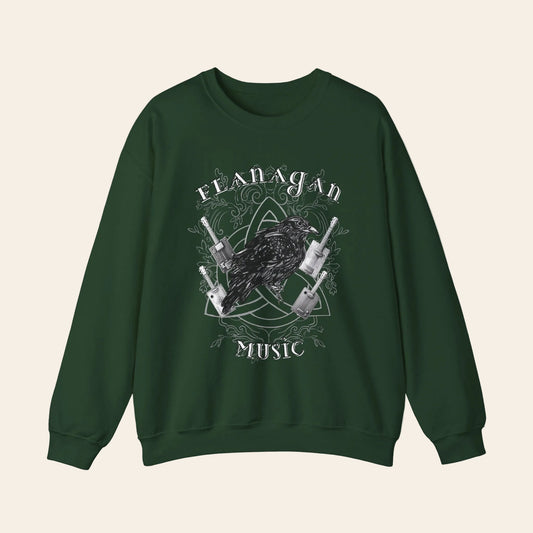 Flanagan Music Crewneck Sweatshirt - Raven Edition