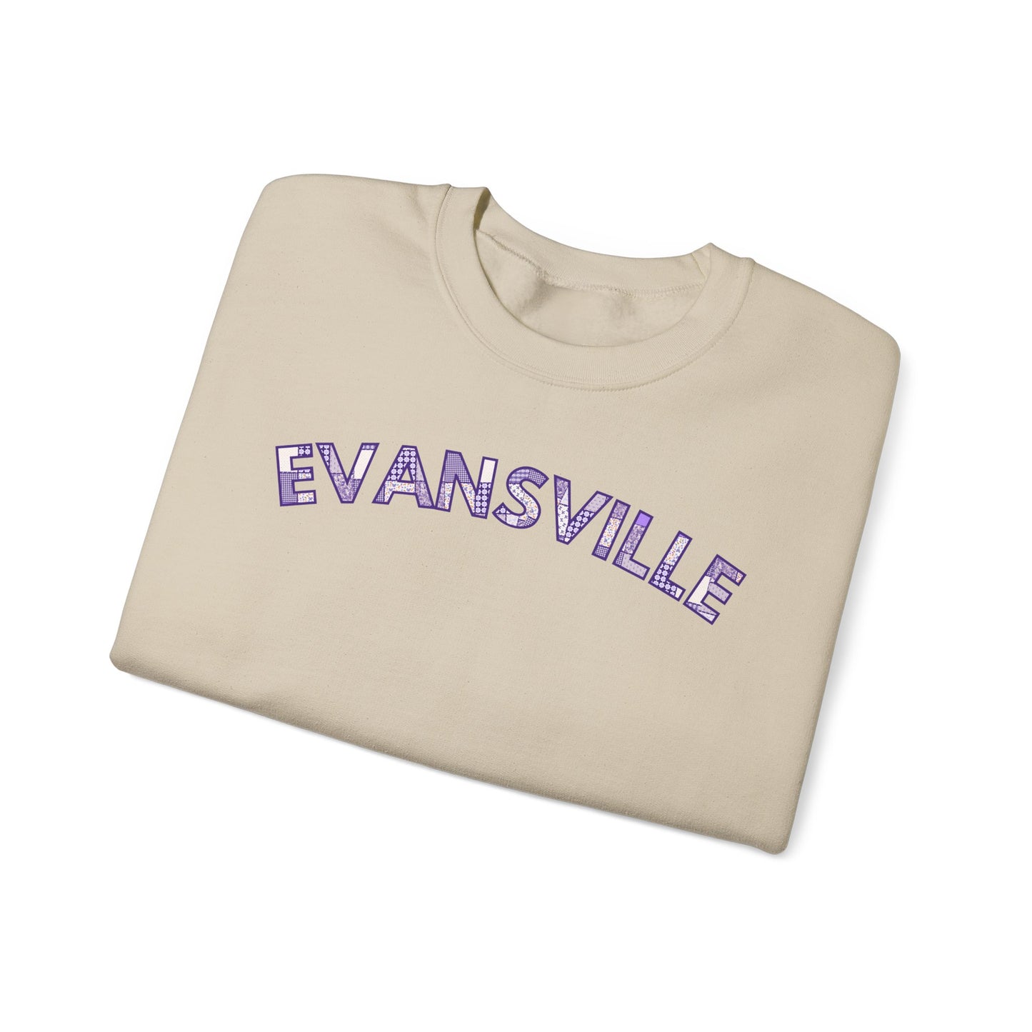 Evansville Patchwork Crewneck
