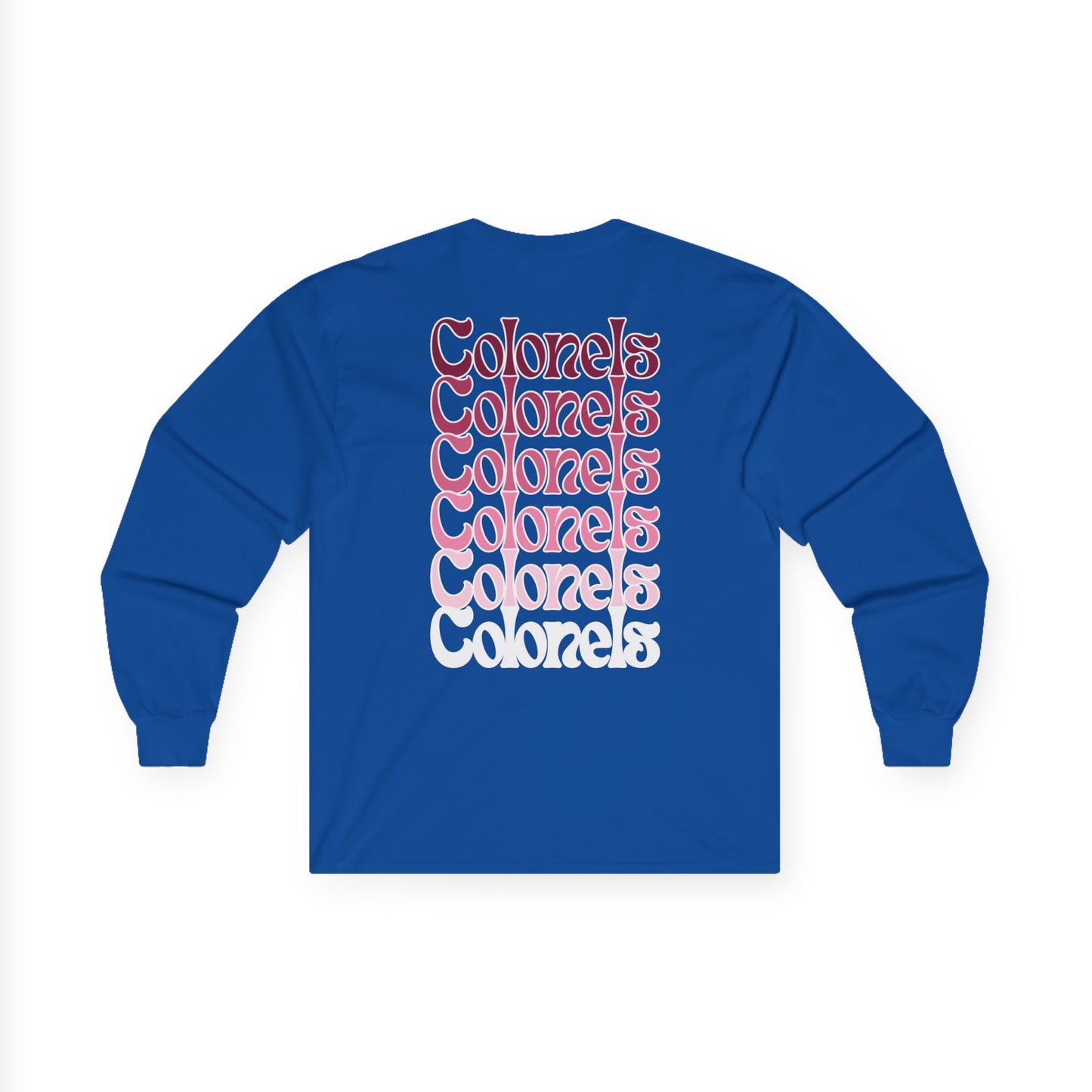 EKU Colonels Ombre Stack Long Sleeve Tee
