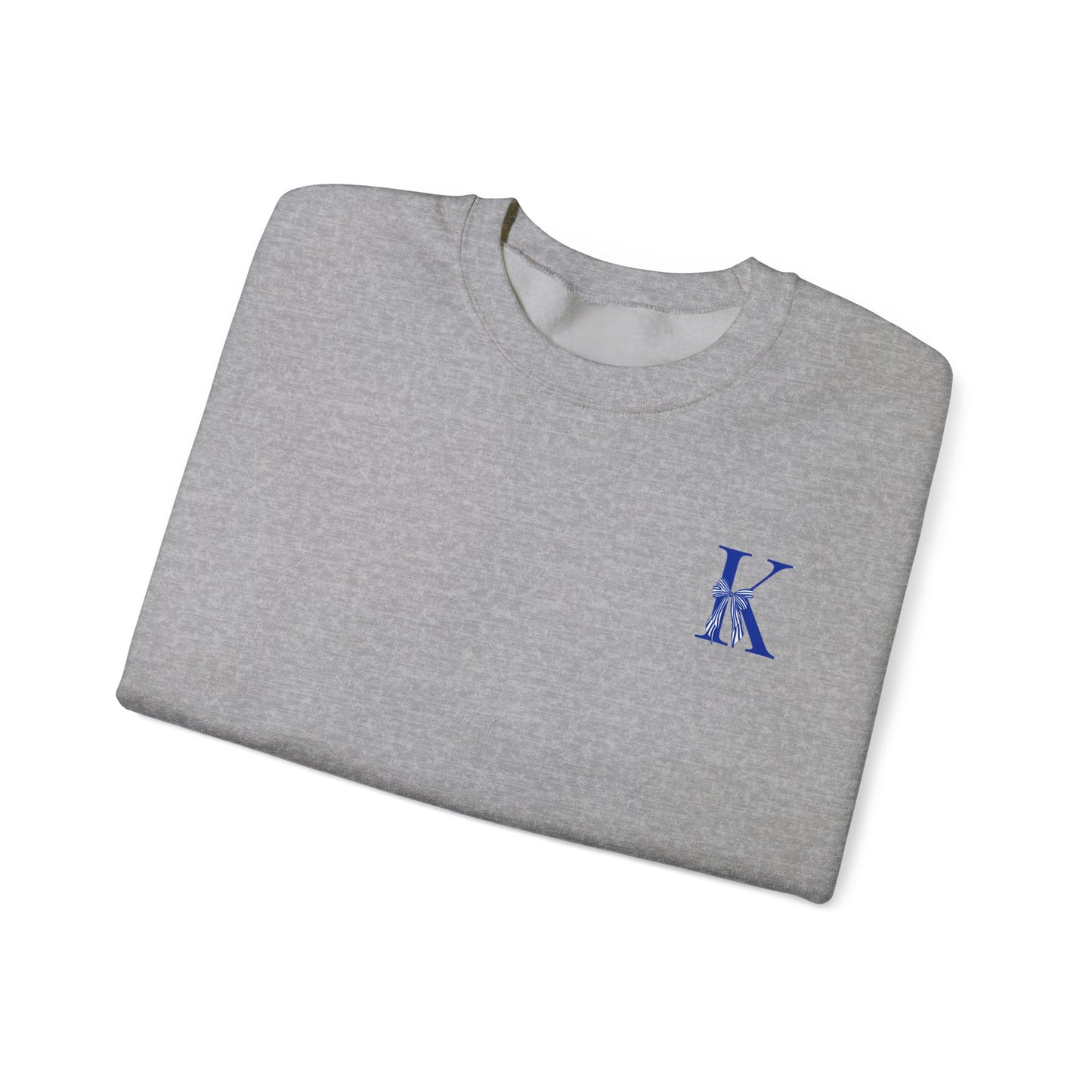 University of Kentucky Blue Striped Bow Back Crewneck