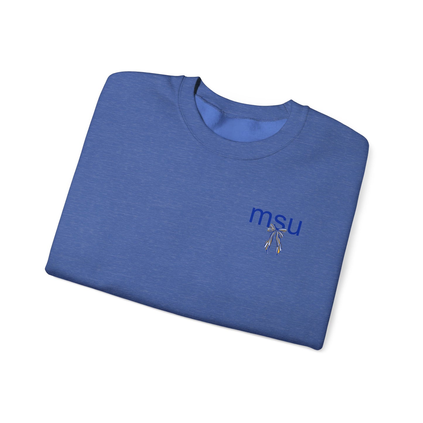 Morehead State Striped Bow Crewneck