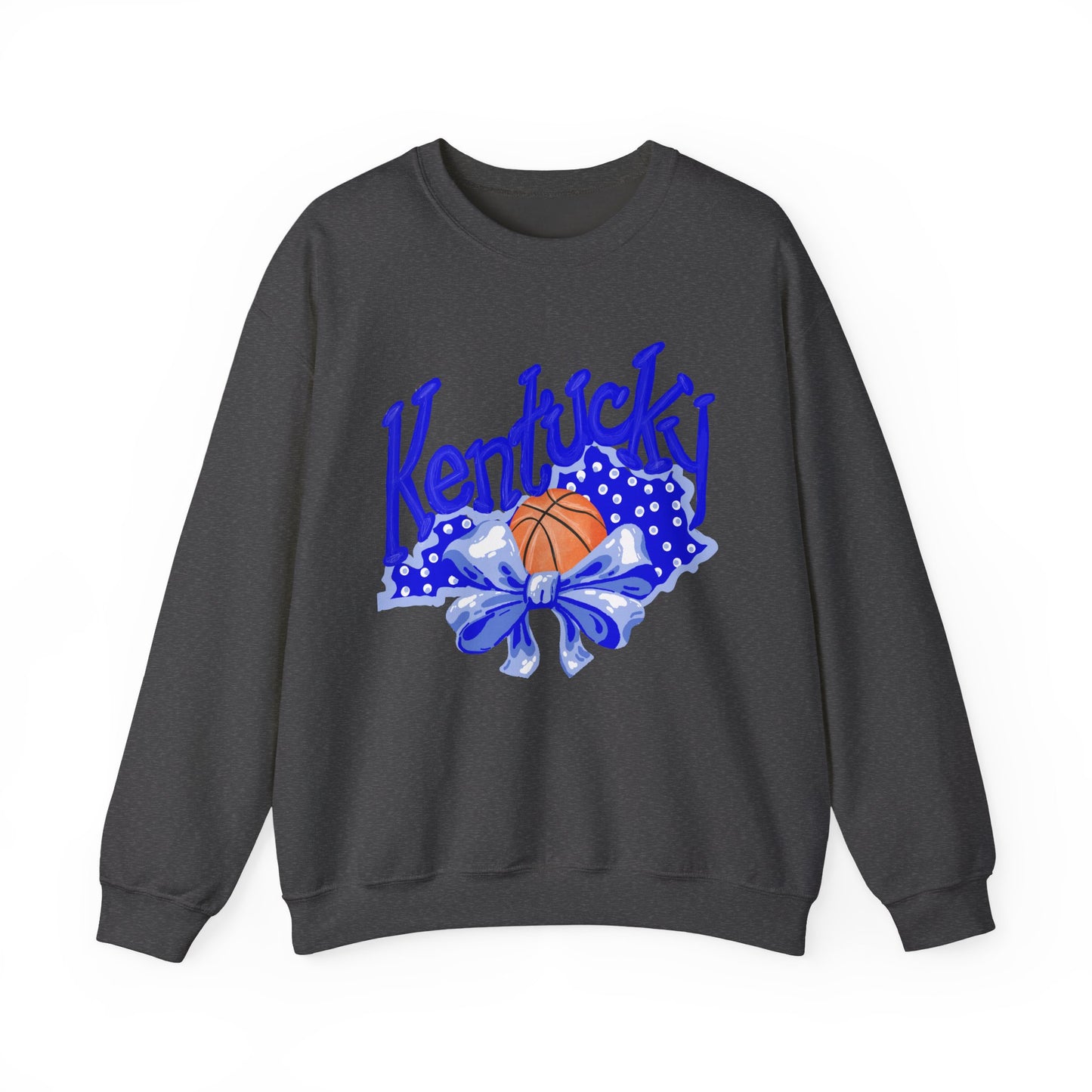 Basketball and Bows Kentucky Crewneck