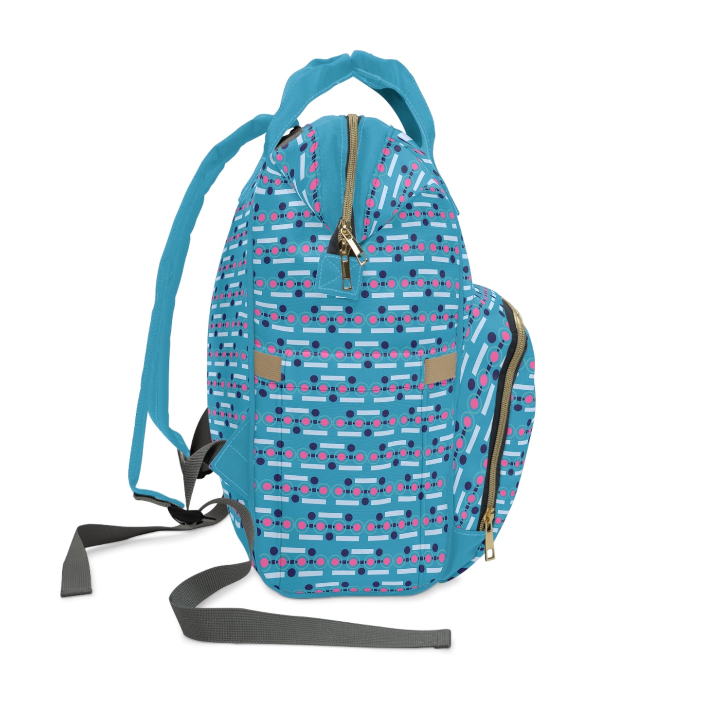 Mid Century Teal Diaper Backpack