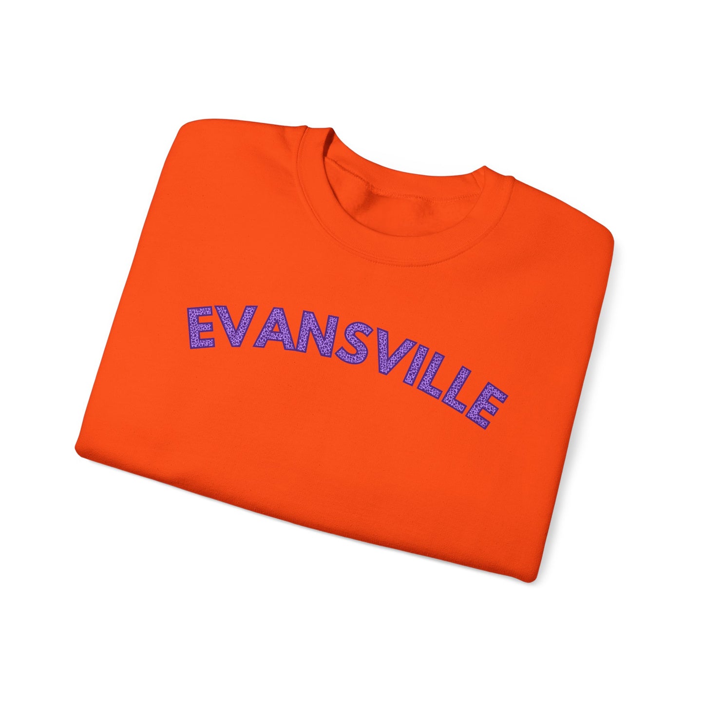 Evansville Leopard Font Crewneck