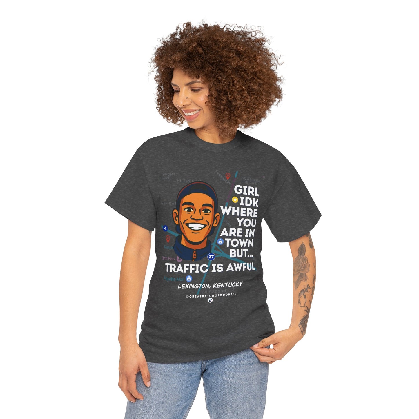 GreatbatchofCookies Girl Idk Where You Are In Town #2 | Lexington Kentucky Tee