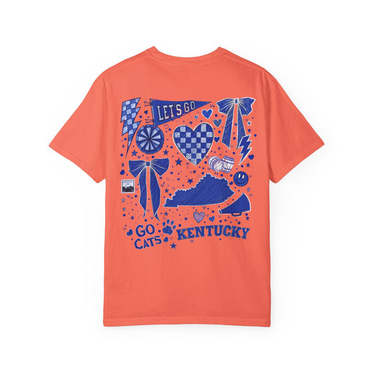 Kentucky Game Day Collage Tshirt | Cute Preppy Coquette