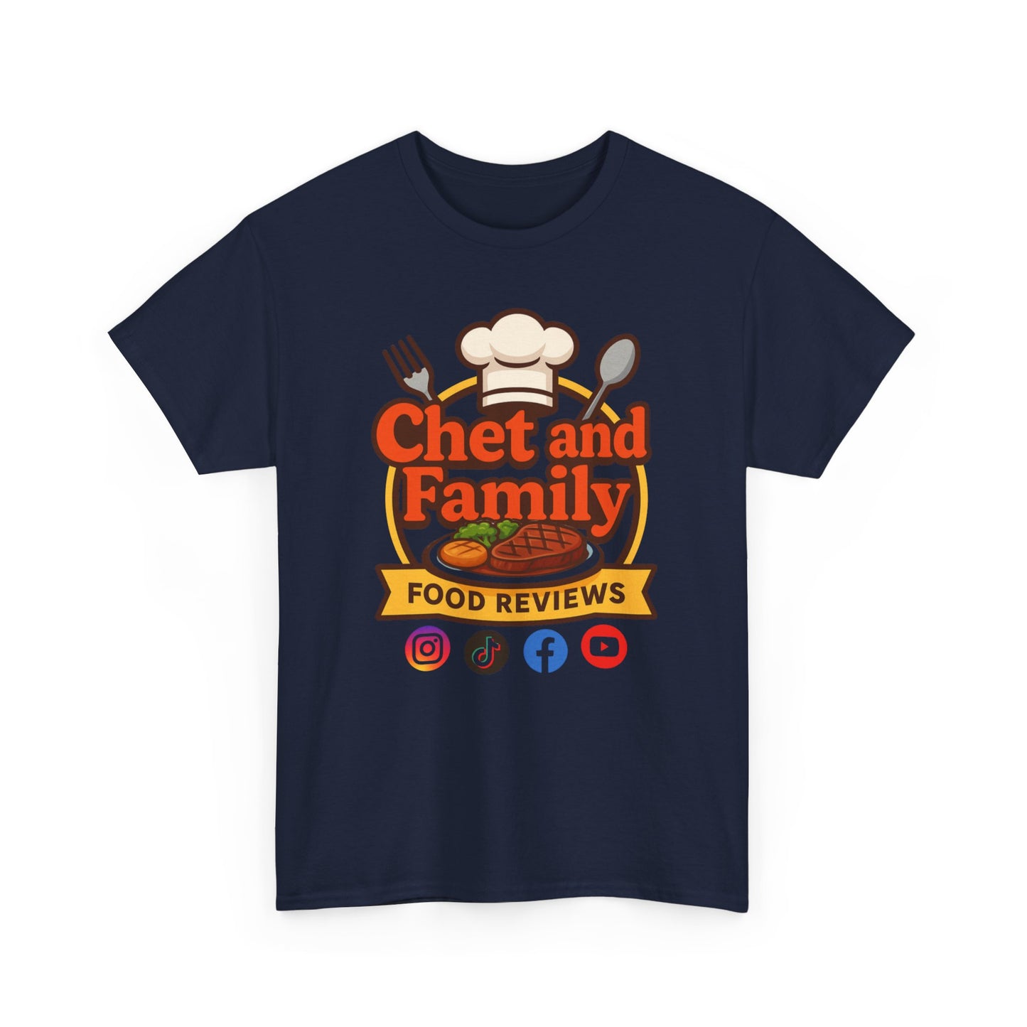 Chet and Family Food Review Tee