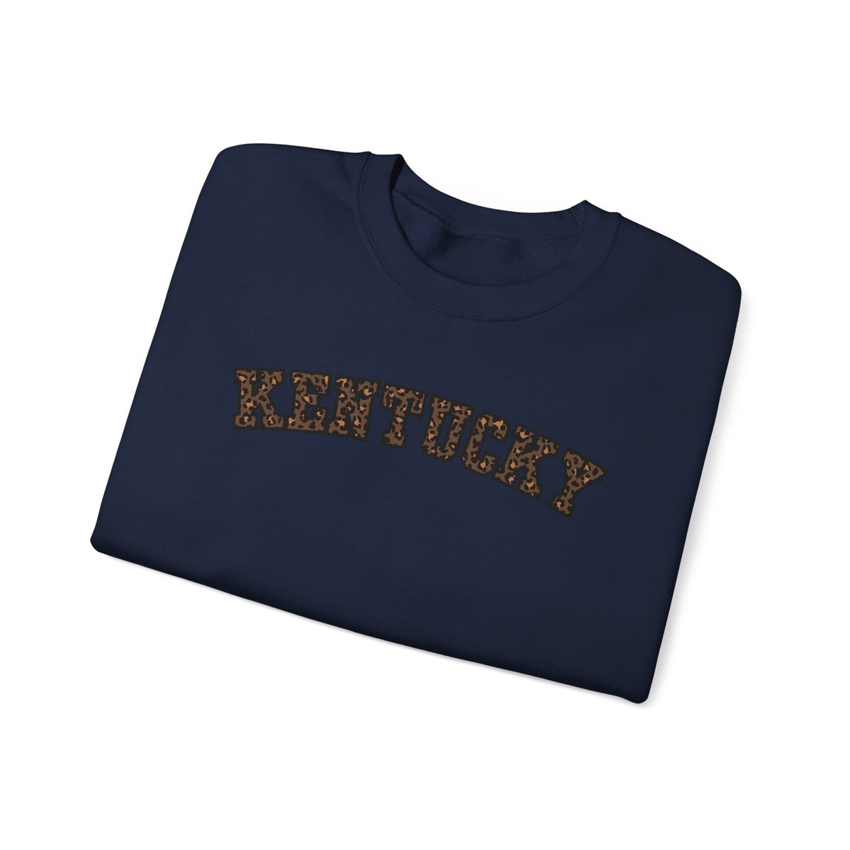 Kentucky Dark Leopard Crewneck Sweatshirt