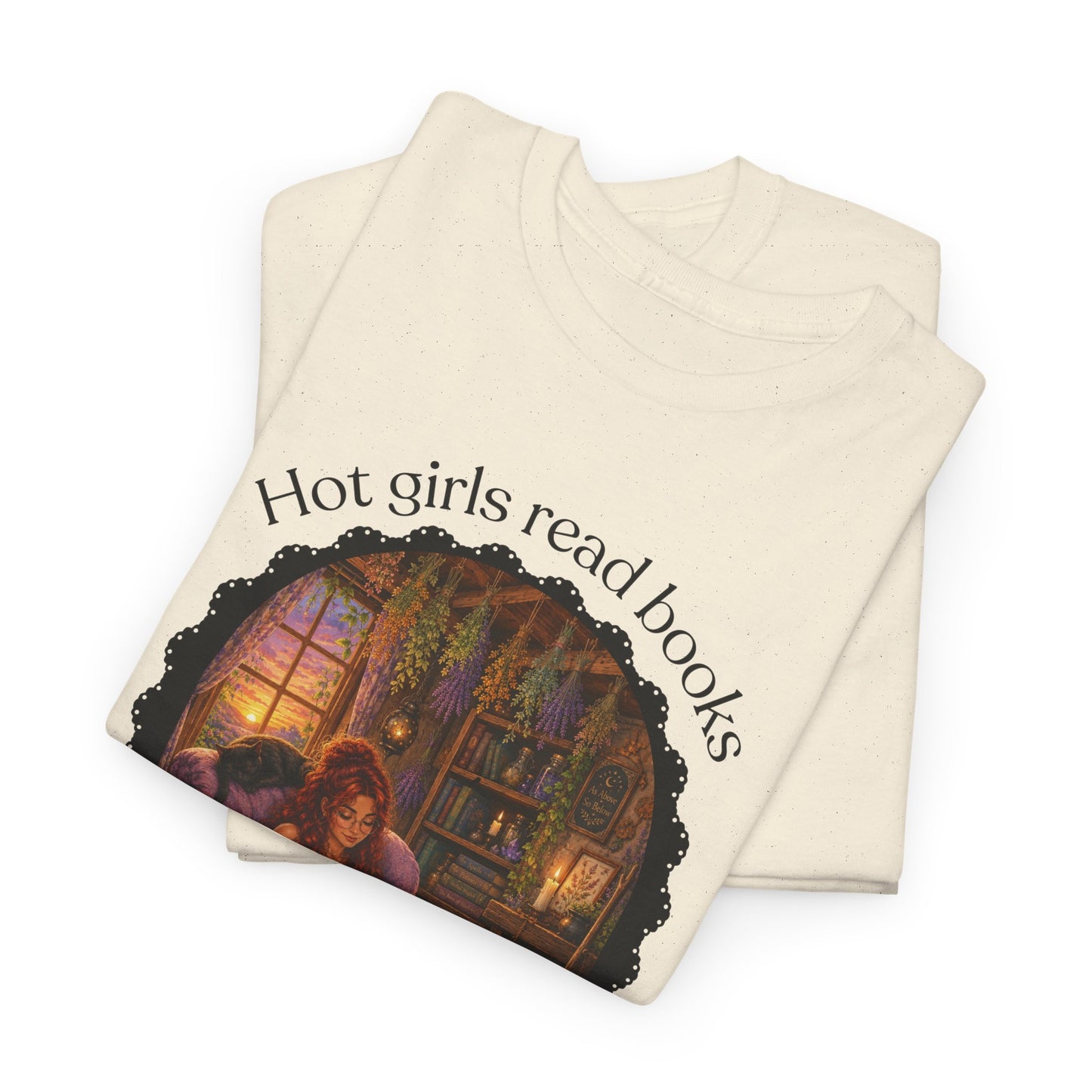 Hot Girls Read Books Tshirt | Andi B. Designs