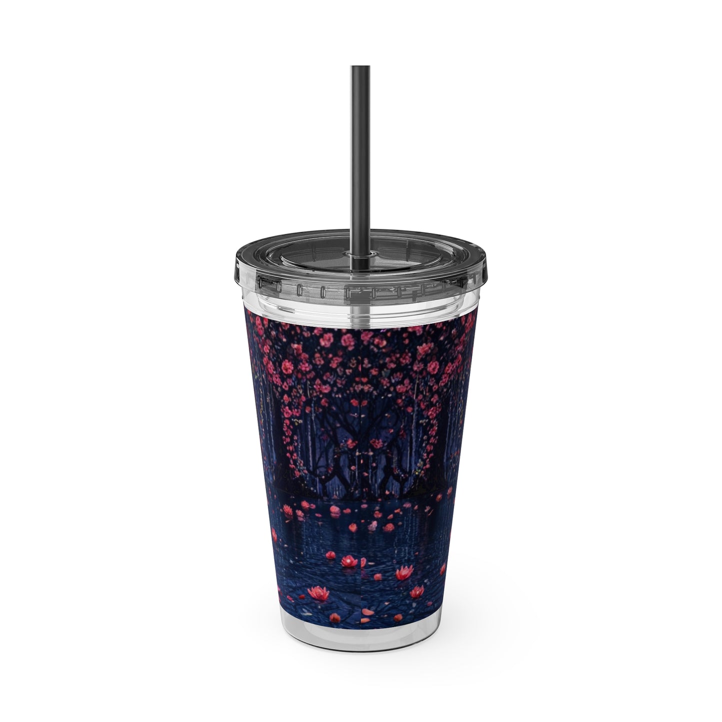 Water Goddess 16oz Sunsplash Straw Tumbler | Andi B. Designs