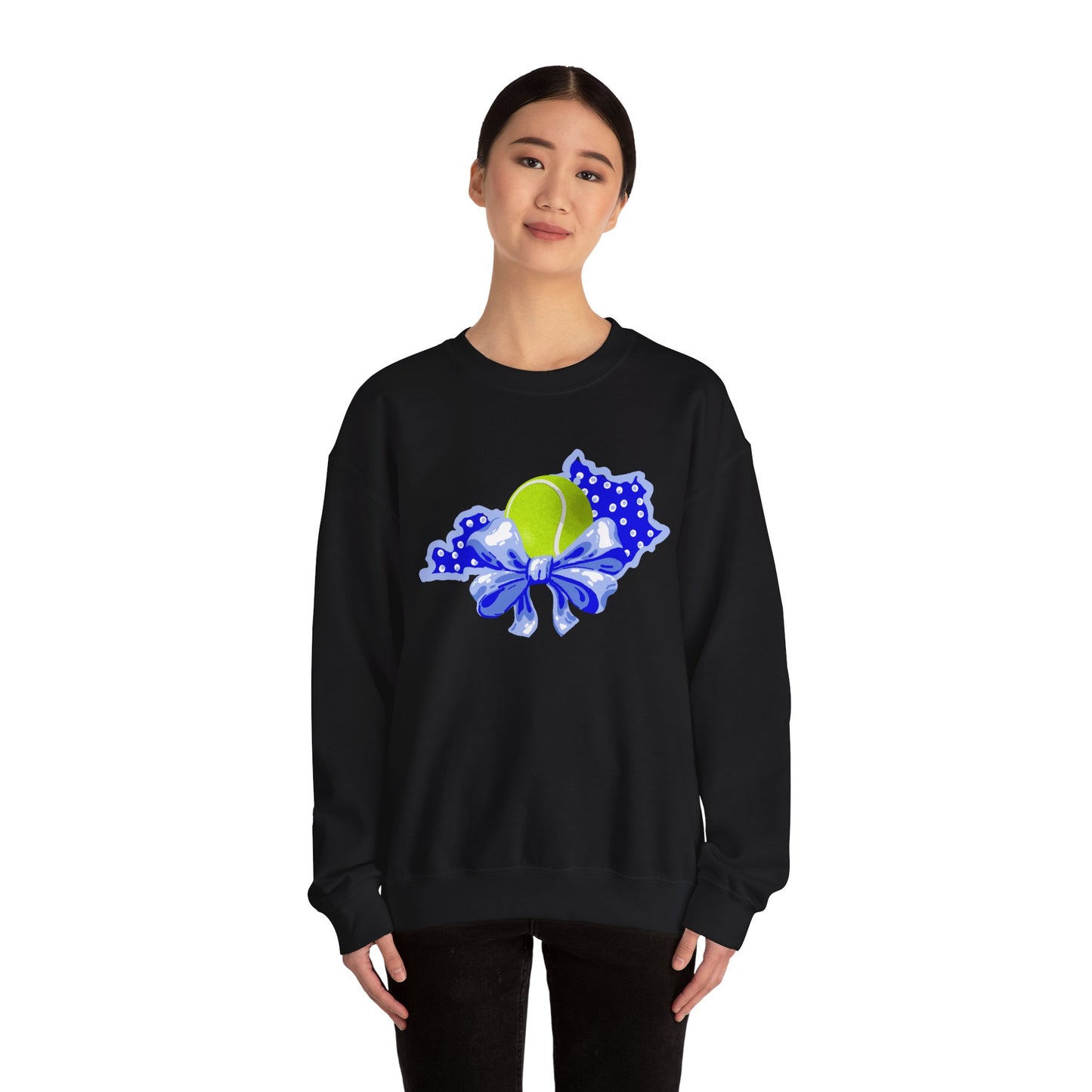 Tennis and Bows Kentucky Crewneck
