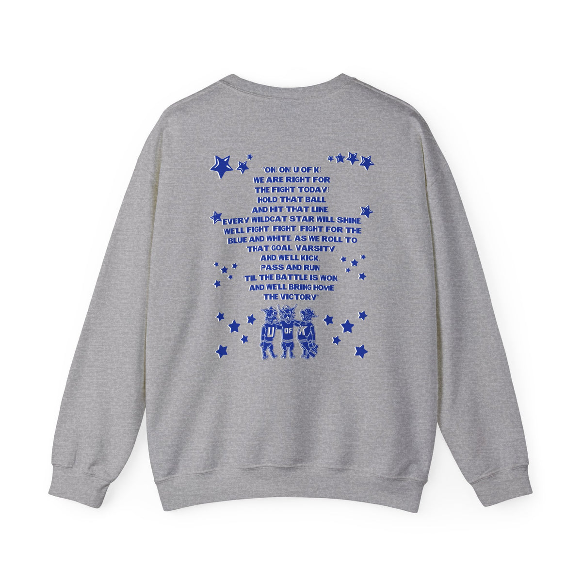 Kentucky Wildcats Fight Song Crewneck Sweatshirt | Retro UK Game Day Pullover