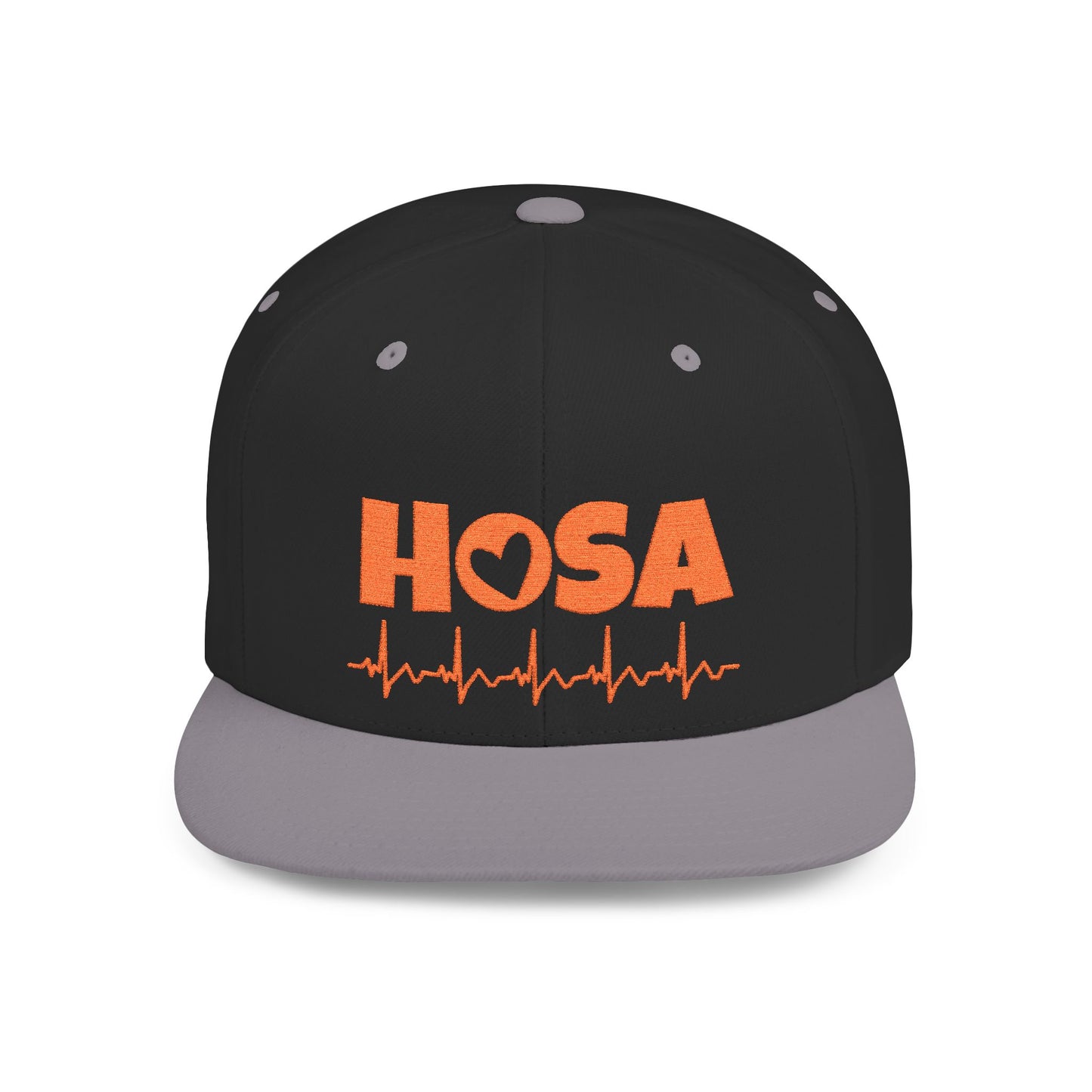 HOSA Heartbeat Flatbill Snapback - Orange Edition