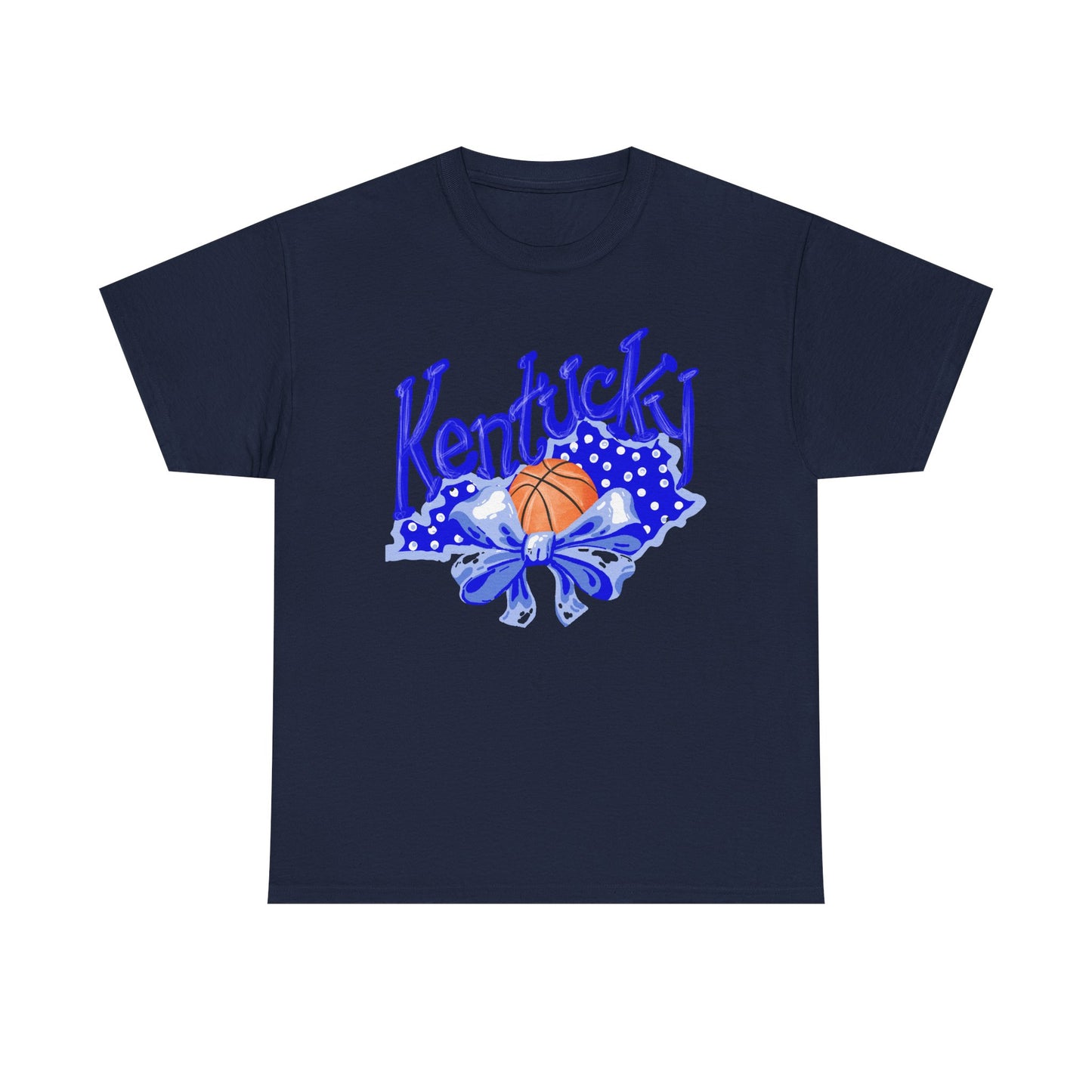 Basketball and Bows Kentucky Tee