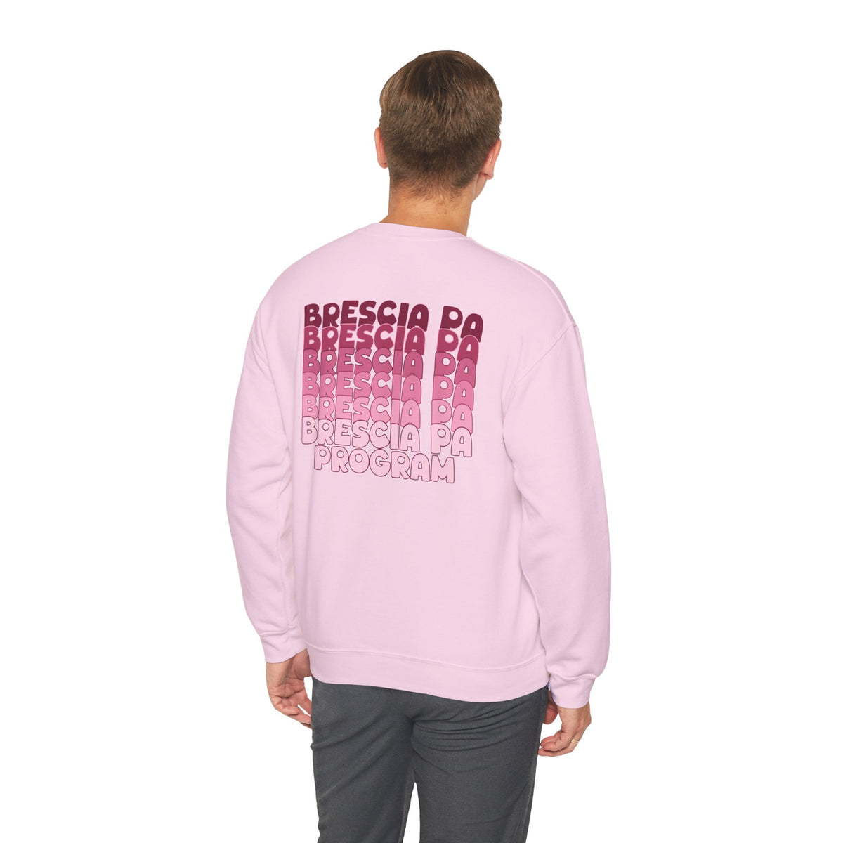 Brescia PA Program Warm Ombre Crewneck Sweatshirt