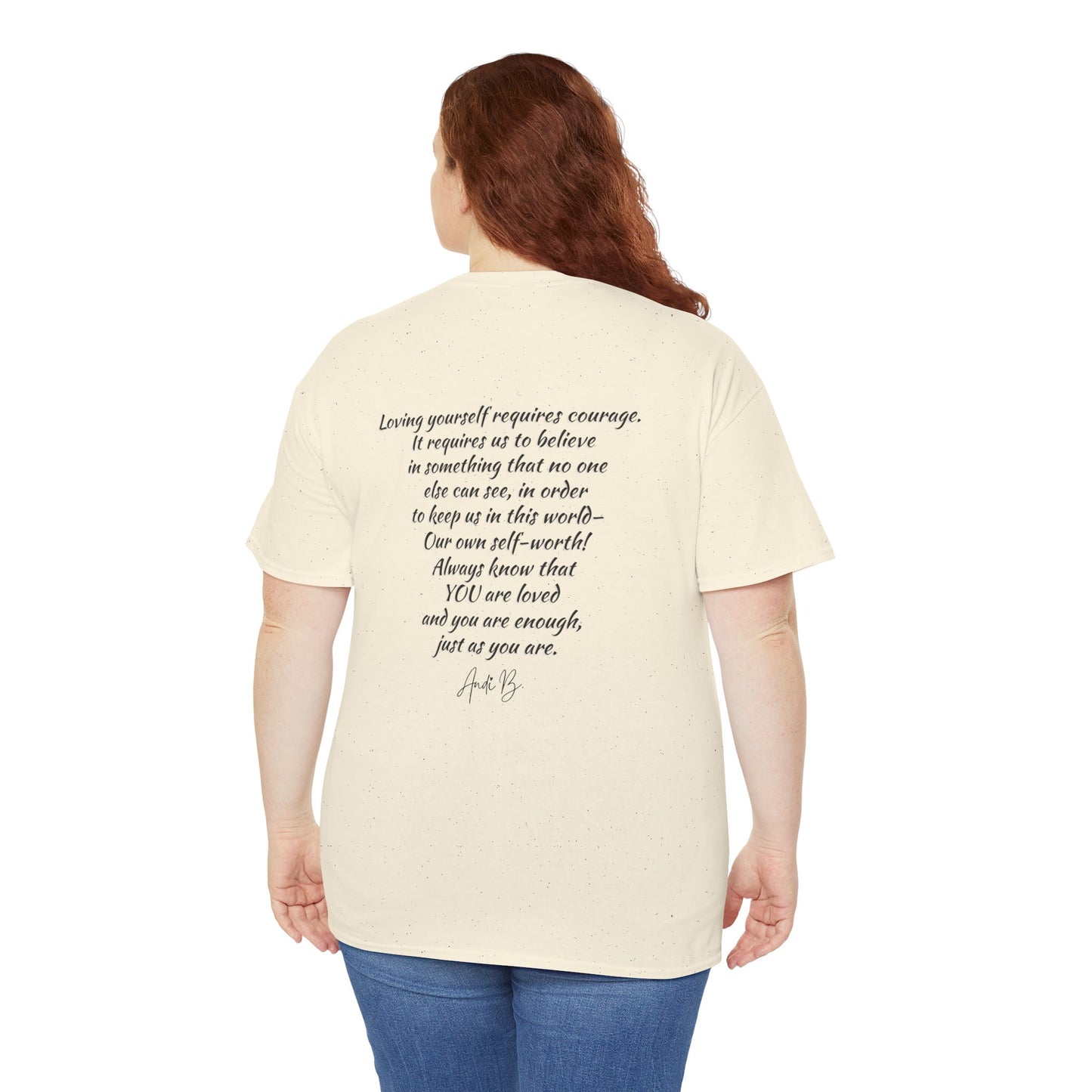 Goddess Tee #2 — "I'm Not Fat, I'm Goddess Sized" Women's Empowerment T-Shirt | Andi B. Designs