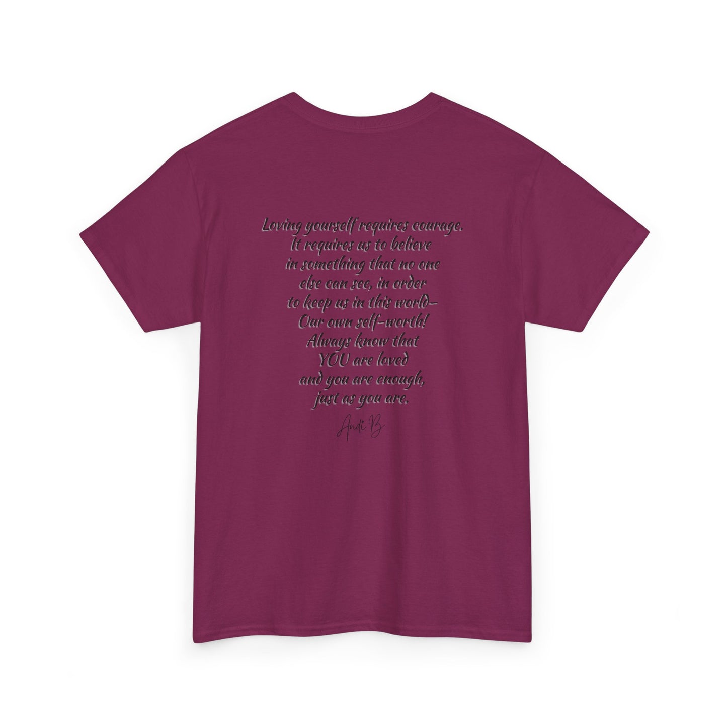 Goddess Tee #2 — "I'm Not Fat, I'm Goddess Sized" Women's Empowerment T-Shirt | Andi B. Designs