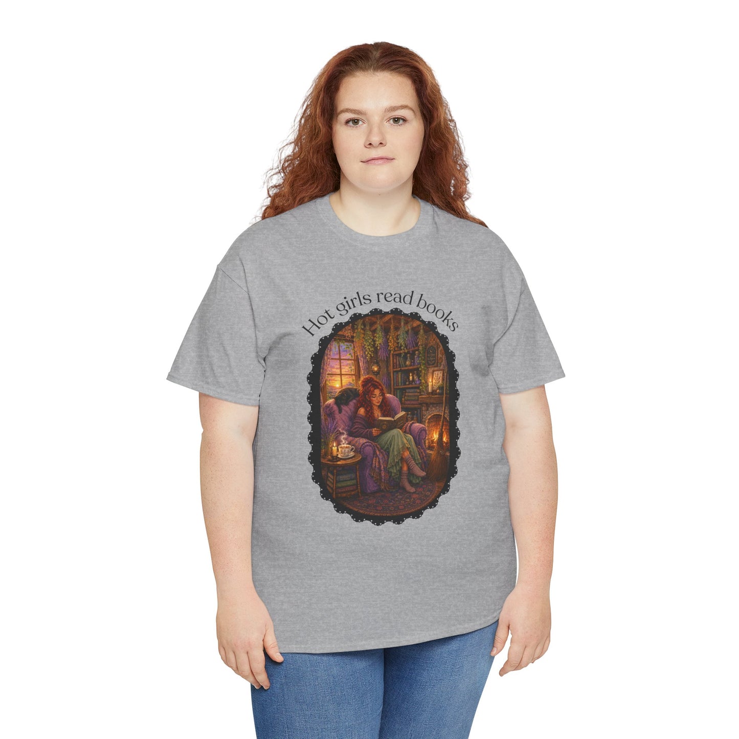 Hot Girls Read Books Tshirt | Andi B. Designs