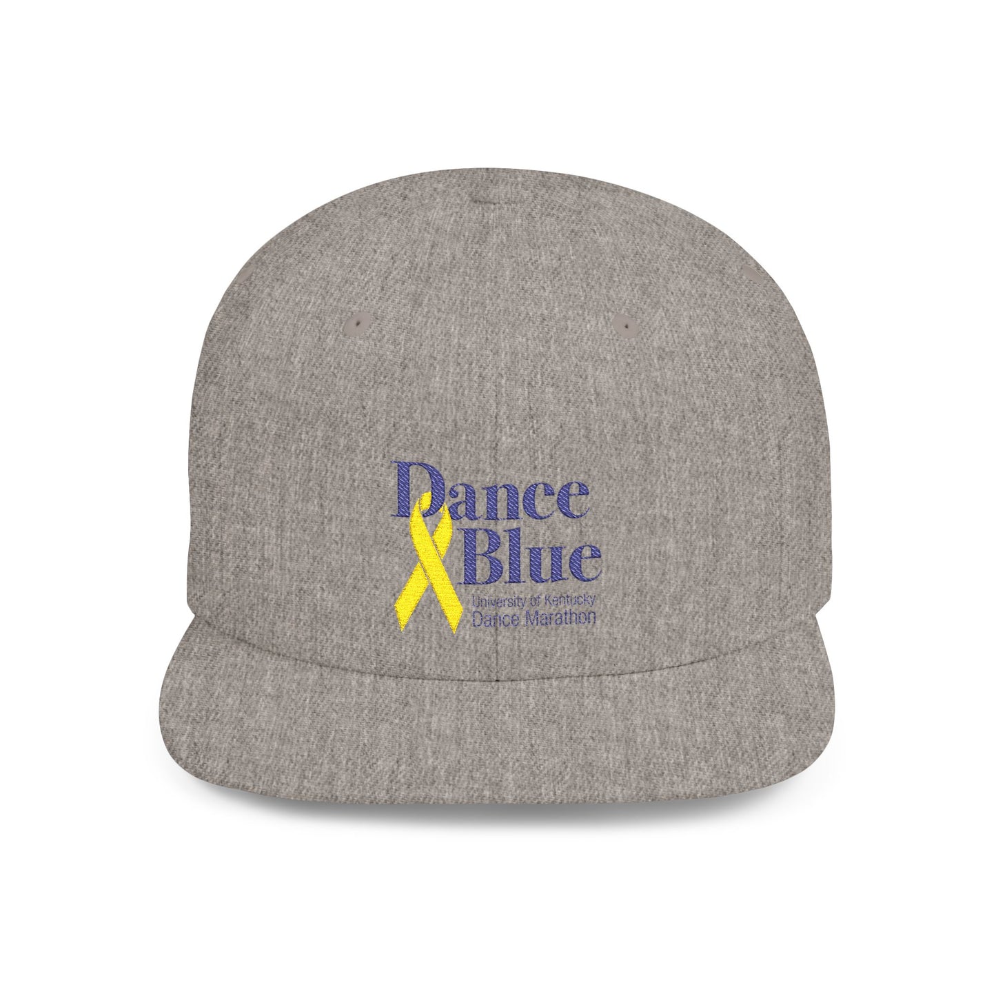 UK DanceBlue White Flat Bill