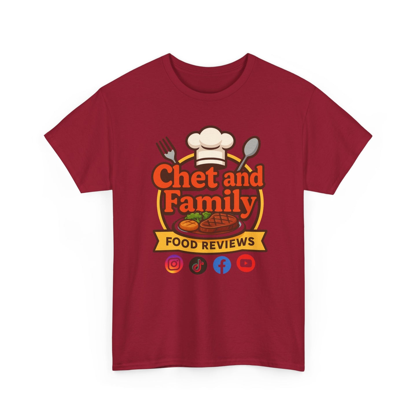 Chet and Family Food Review Tee
