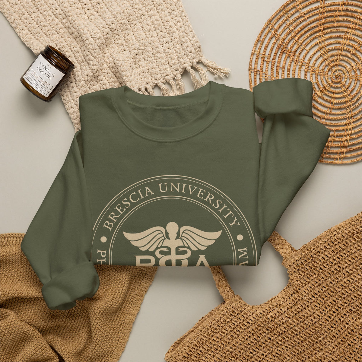 Brescia University Physician Assistant Program Crest Sweatshirt #2