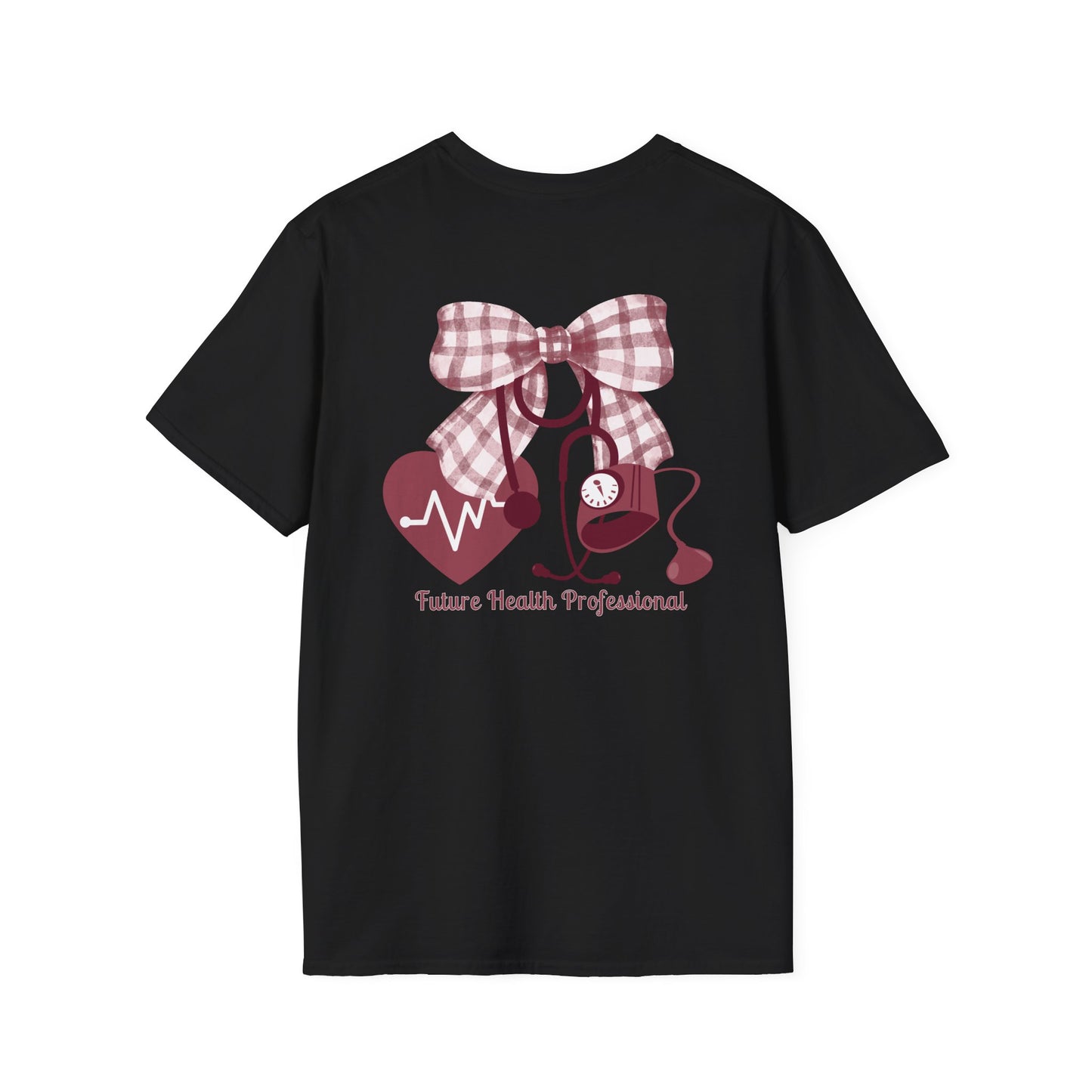 HOSA Tee with bow, stethoscope, bp cuff - Unisex T-Shirt