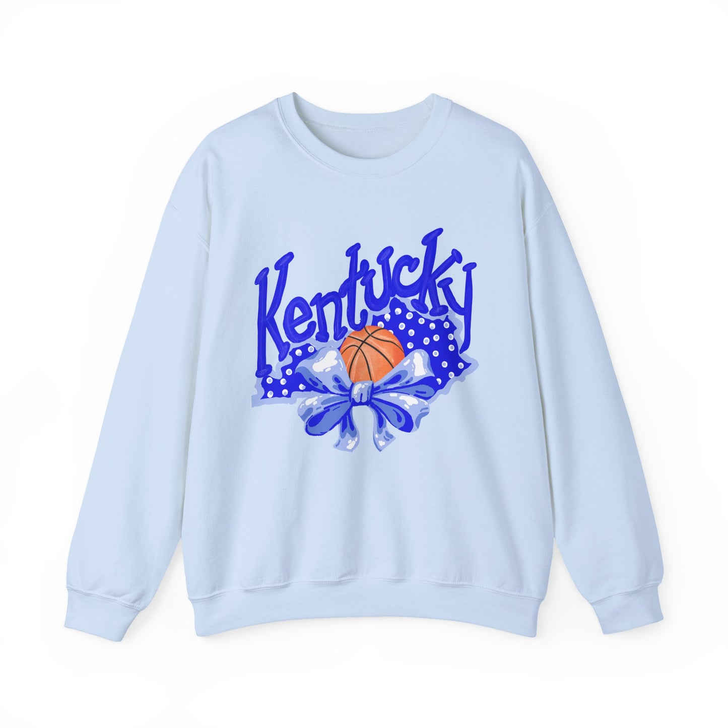 Basketball and Bows Kentucky Crewneck