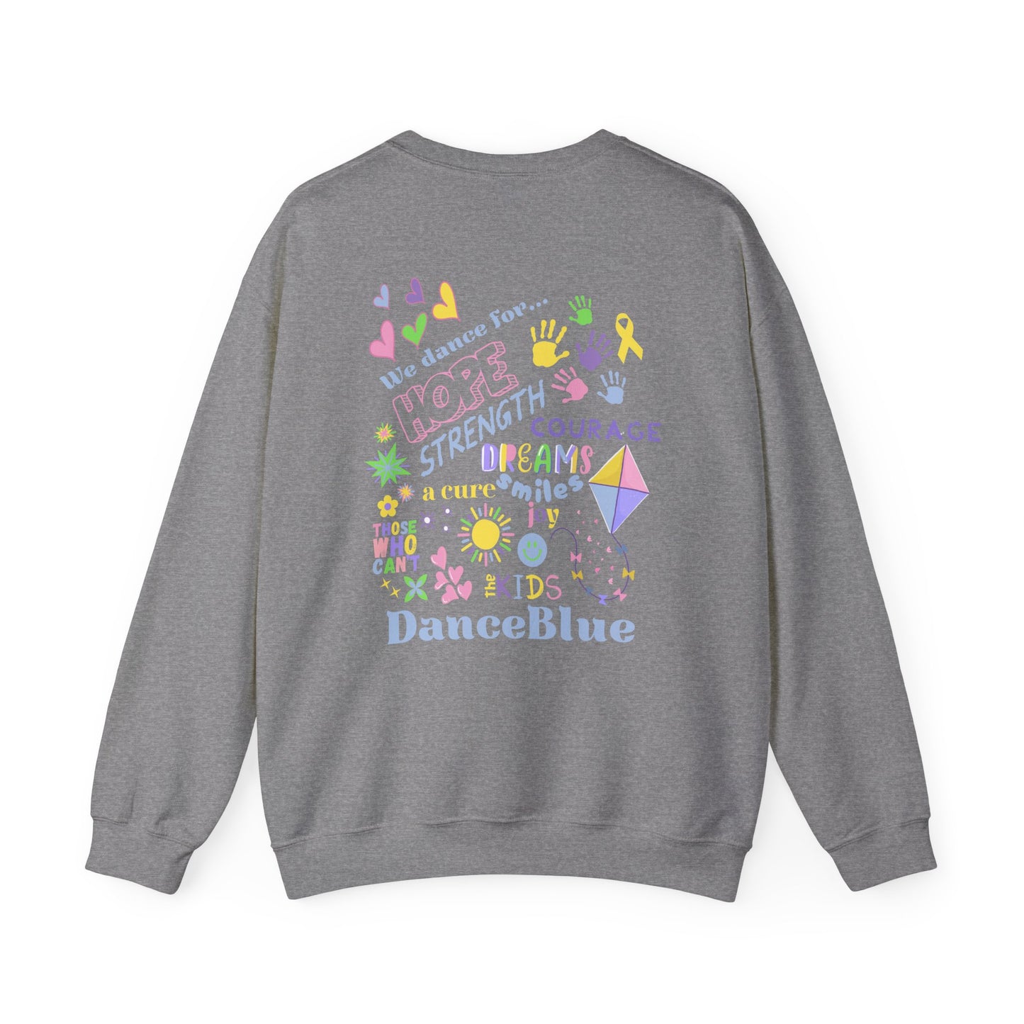 DanceBlue Hope & Strength Pastel Crewneck