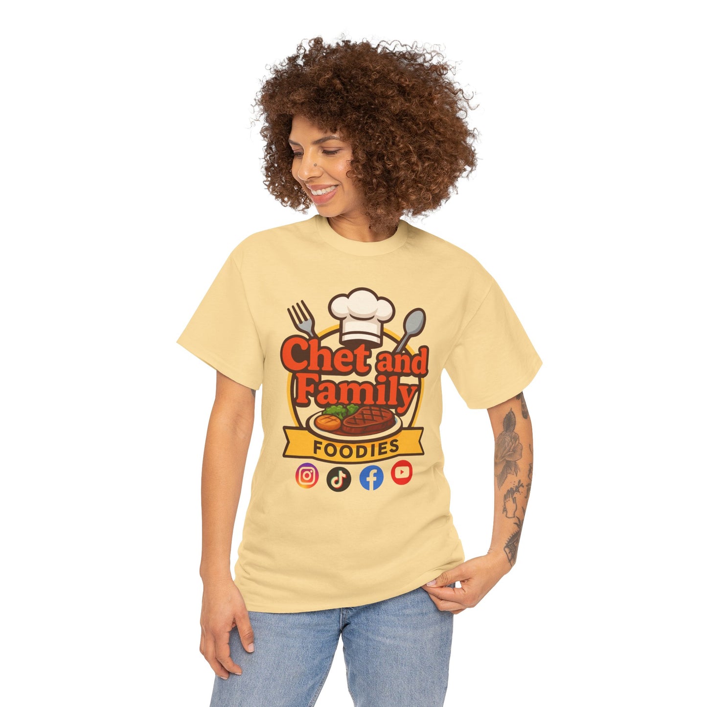 Chet and Family Foodies Tee