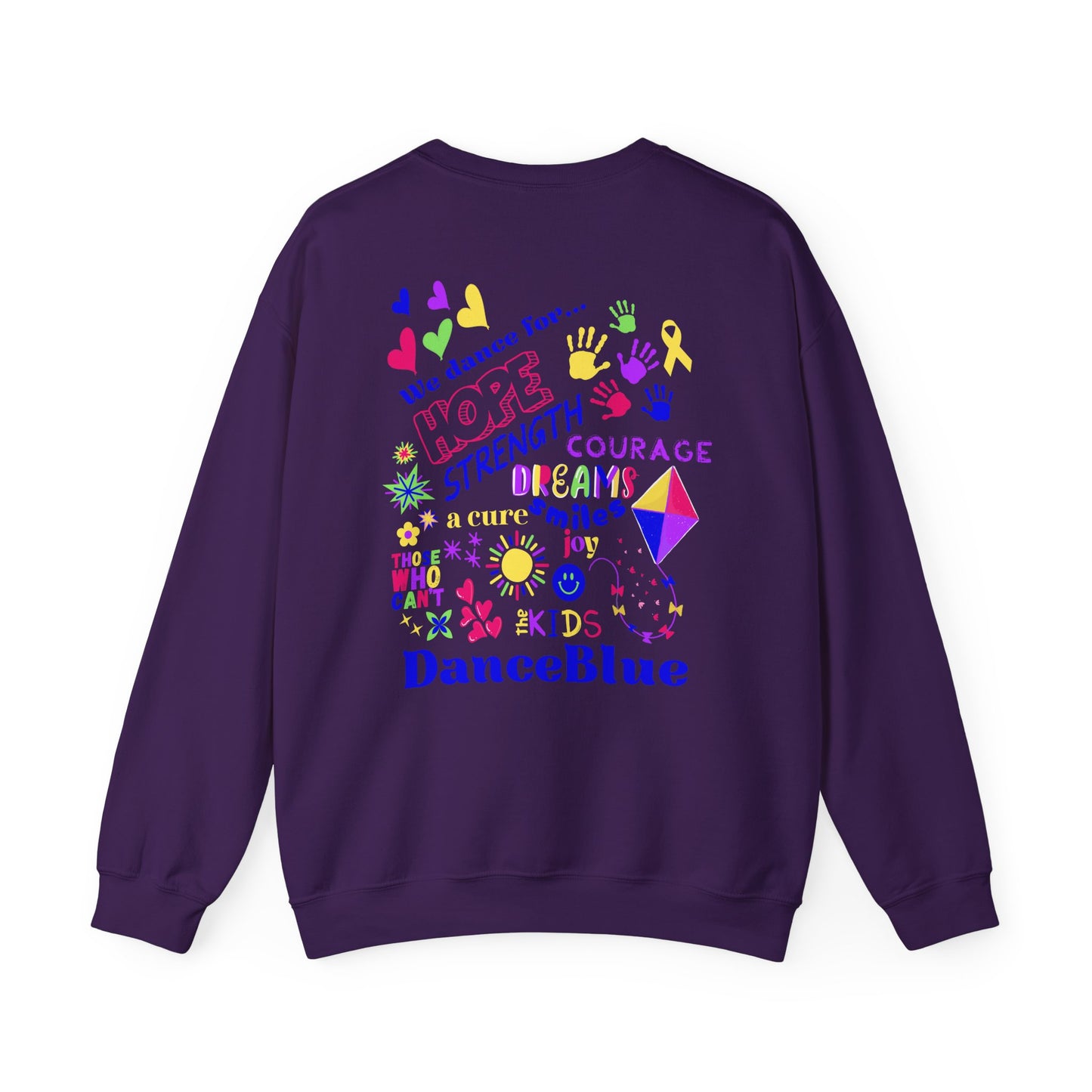 DanceBlue Hope & Strength Bright Crewneck